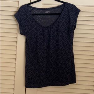 Ann Taylor Loft women’s shirt blue small